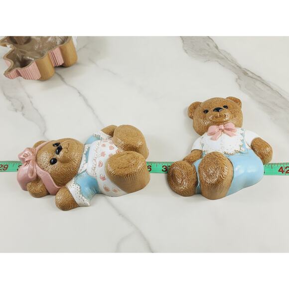 Burwood Teddy Bear Wall Decor Hanging Plaque Nursery Decor 1994 6 1/4" x3 USA - Picture 15 of 15